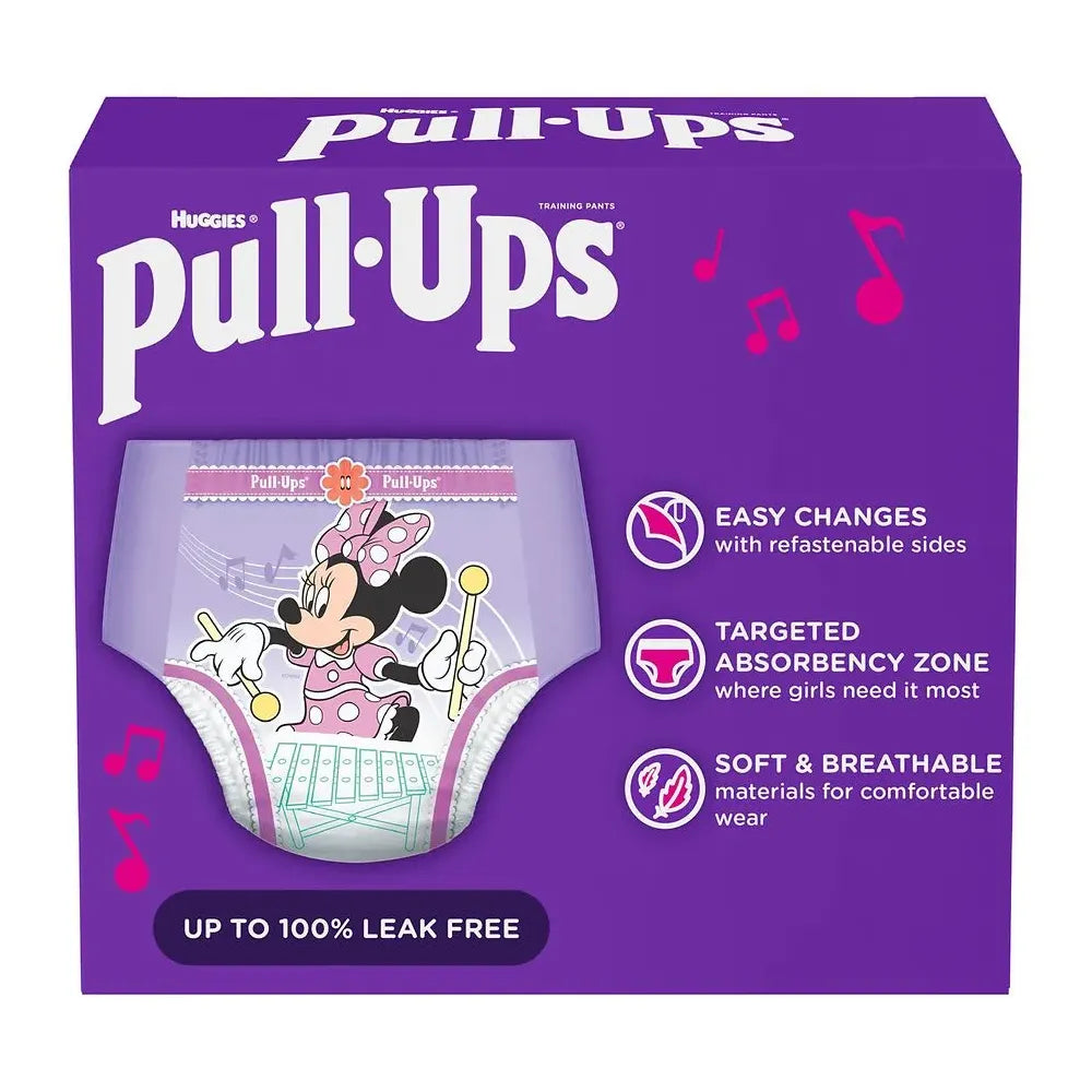 Pull-Ups Learning Designs Training Pants for Girls Size 3T-4T 66 Count 65.12oz(image may vary) (Pack of 1)