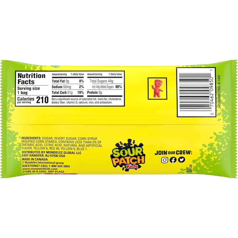 Sour Patch Kids 2 oz Bags Case of 288 2oz (Pack of 288)