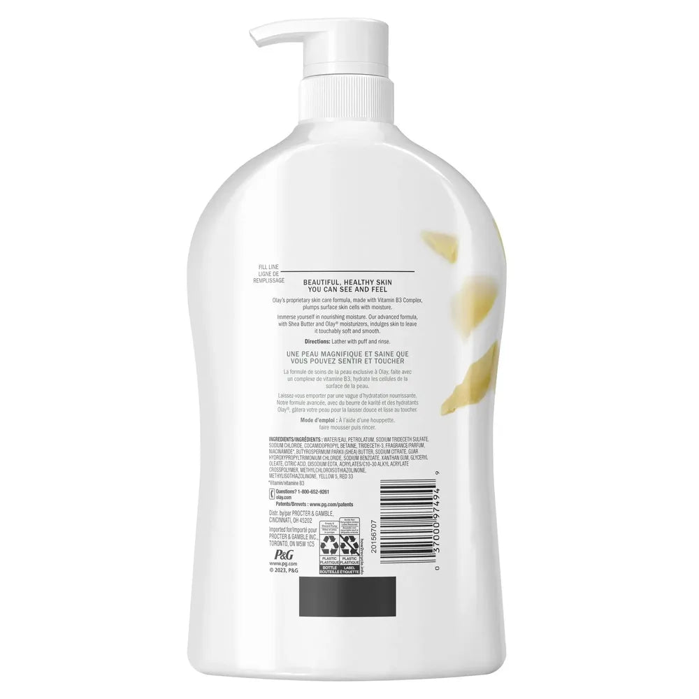 Olay Ultra Moisture Body Wash with Shea Butter 30 fl oz (Pack of 4)