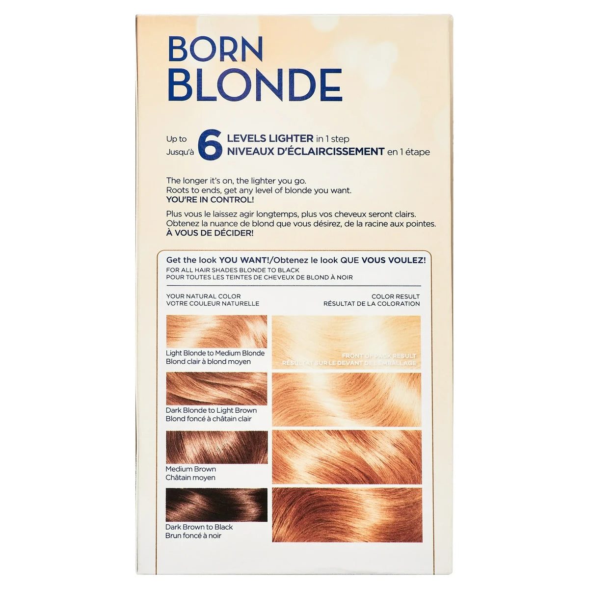 Clairol Nice & Easy Born Blonde Ultimate Blonding Bleach Blonde Hair Color 6.26Oz (Pack of 12)