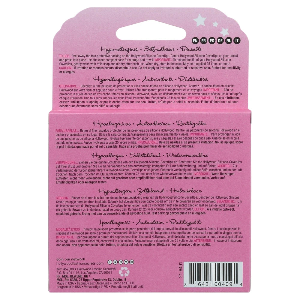 Hollywood Fashion Secrets Women s Nipple Covers for Medium Skin Tones 1.6Oz (Pack of 12)