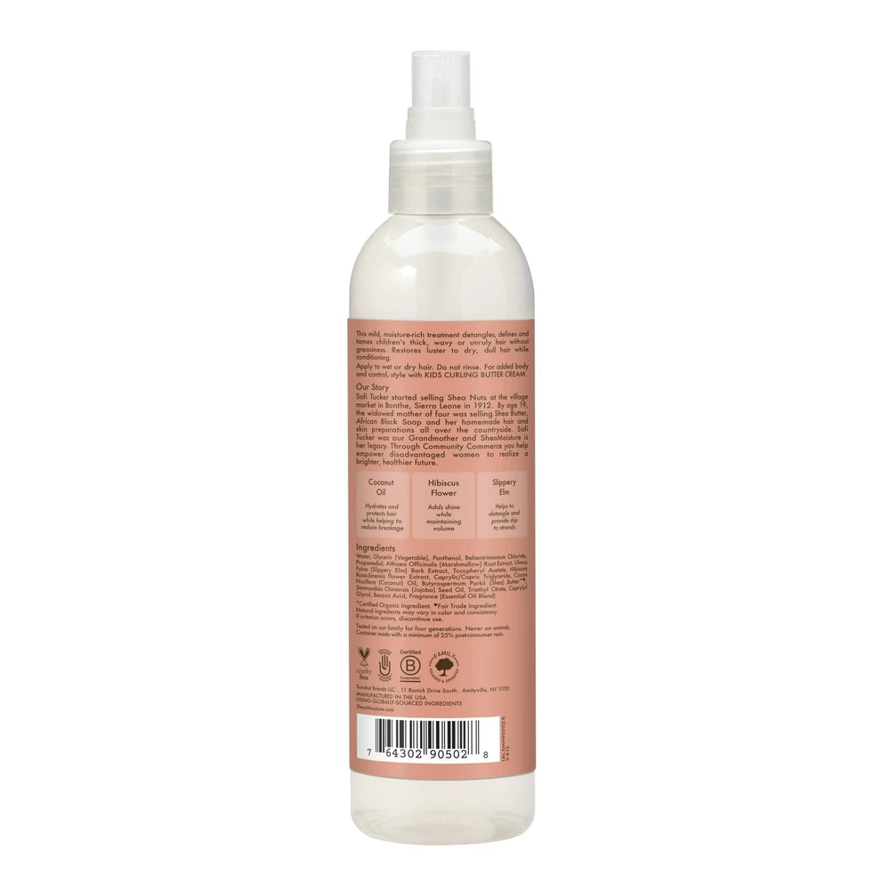 SheaMoisture Coconut & Hibiscus Kids Extra-Moisturizing Detangler - 8 fl Oz (Pack of 12)