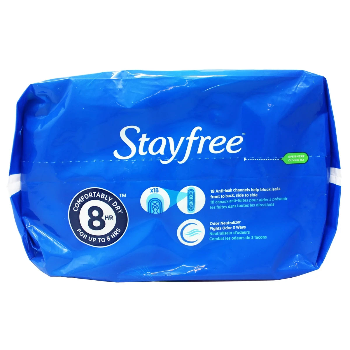 Stayfree Maxi Pads Super Feminine Pads No Wings Jumbo Pack 18oz (Pack of 4)