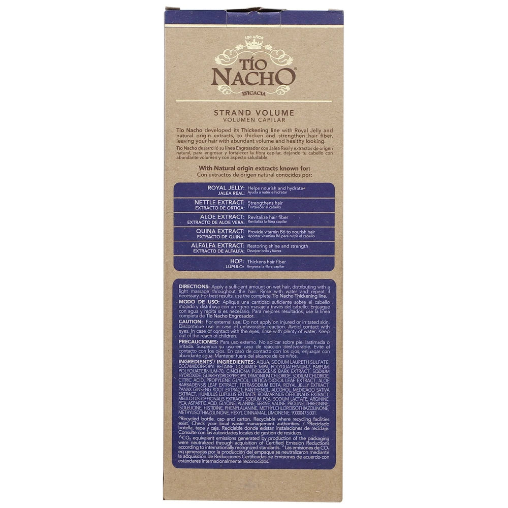 Tio Nacho Volume Filler Shampoo - 14 fl Oz (Pack of 12)