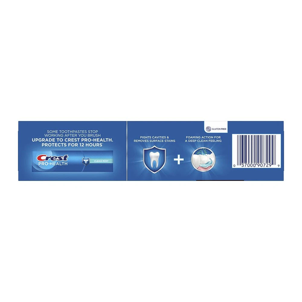 Crest Complete Fluoride Toothpaste Whitening + Deep Clean Effervescent Mint - 5.4 Oz (Pack of 12)