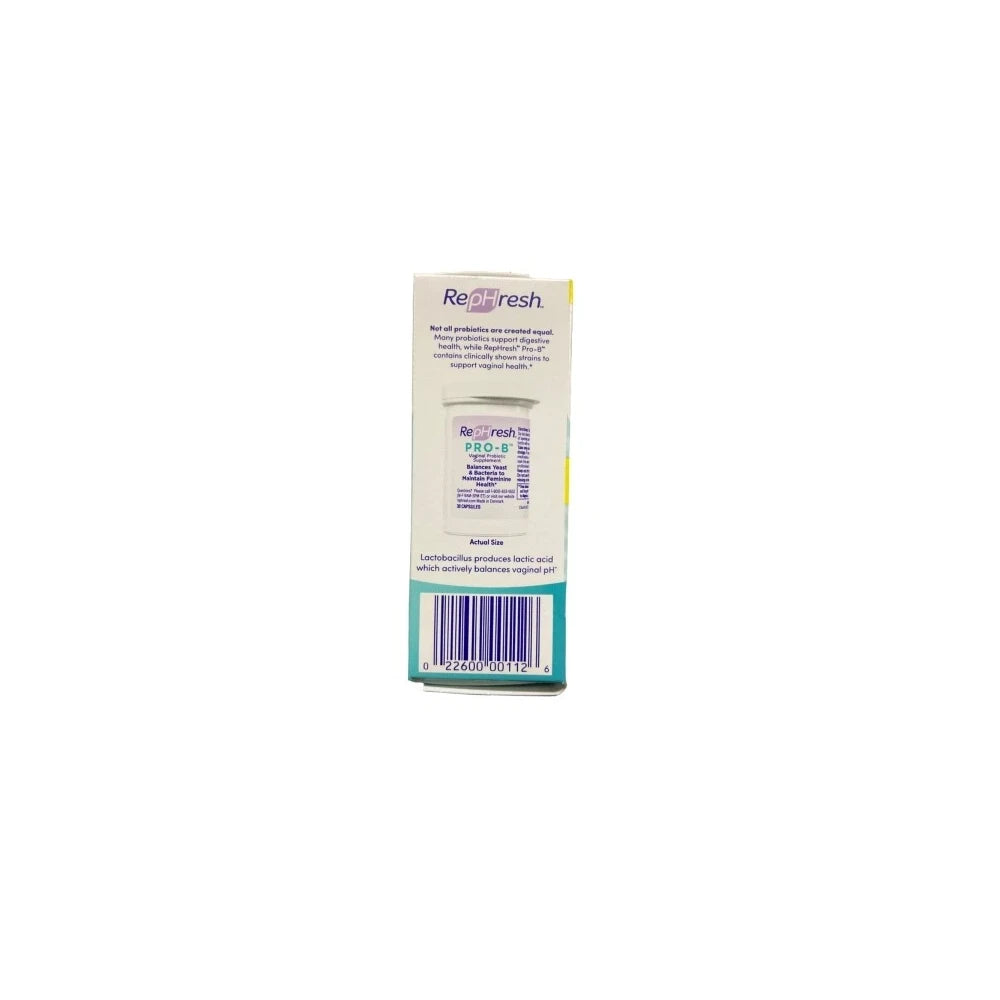 RepHresh Pro-B Probiotic Supplement Capsules for Women - 30ct (Pack of 24)