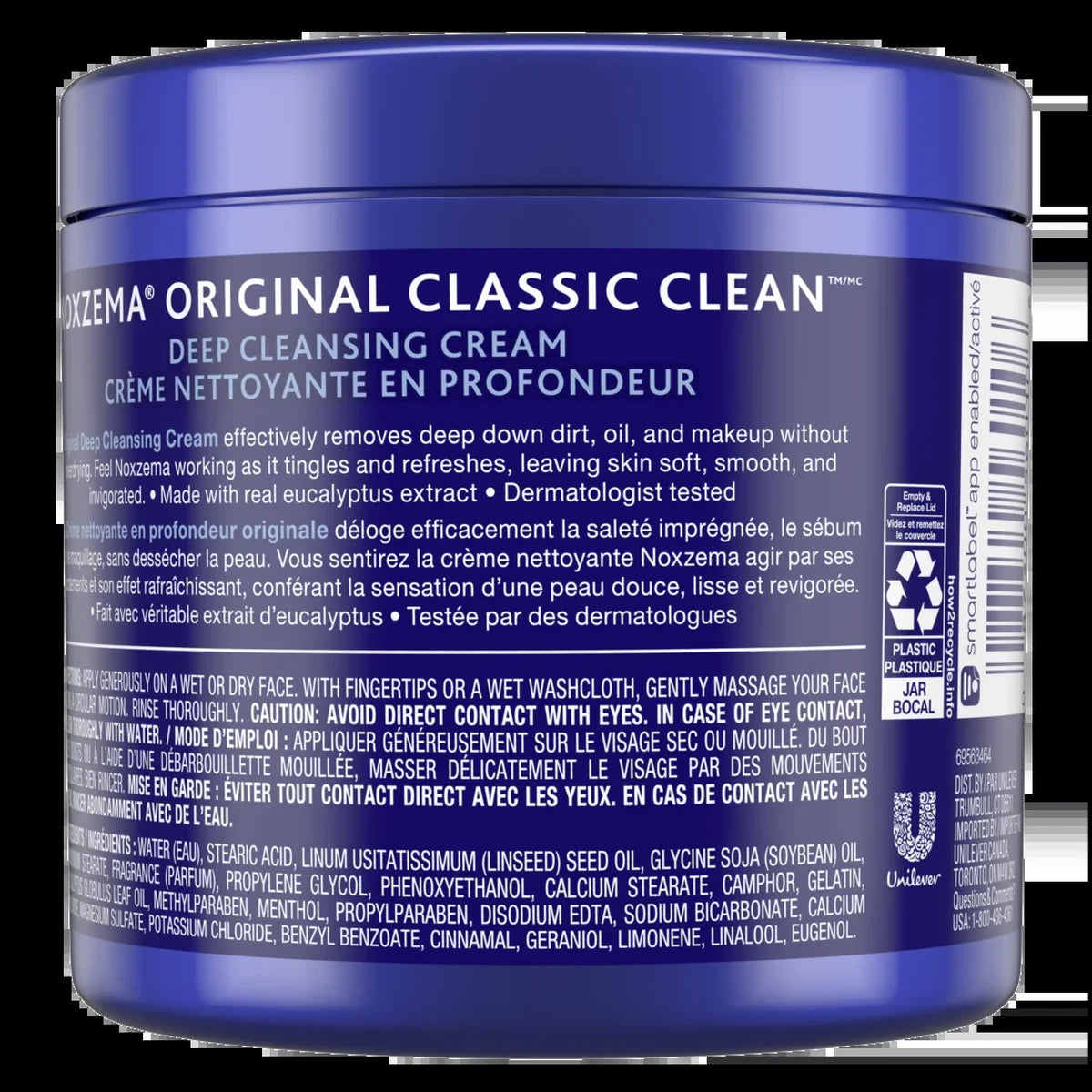 Noxzema Deep Cleansing Cream With Eucalyptus Oil The Original 12Oz (Pack of 6)