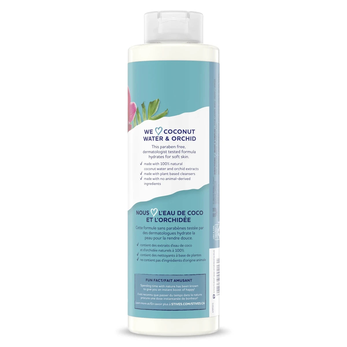 St Ives Coconut Water and Orchid Hydrating Body Wash 22Oz (Pack of 4)