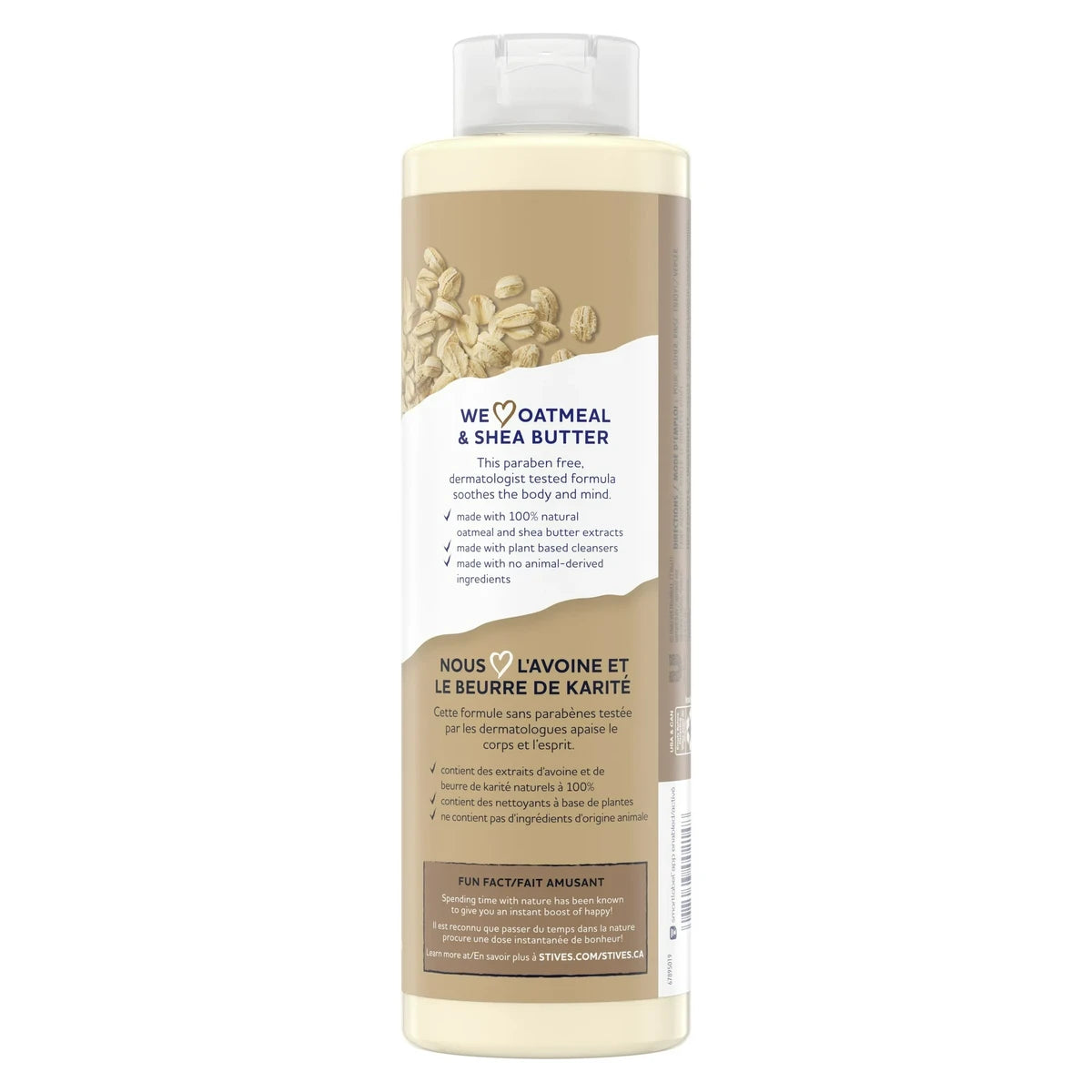 St Ives Oatmeal and Shea Butter Soothing Body Wash 22Oz (Pack of 4)
