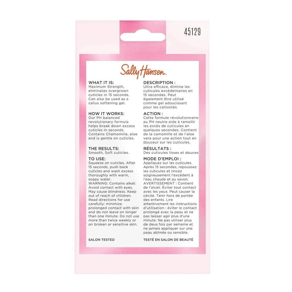 Sally Hansen Nail Treatment 45129 Instant Cuticle Remover 1 fl Oz (Pack of 48)