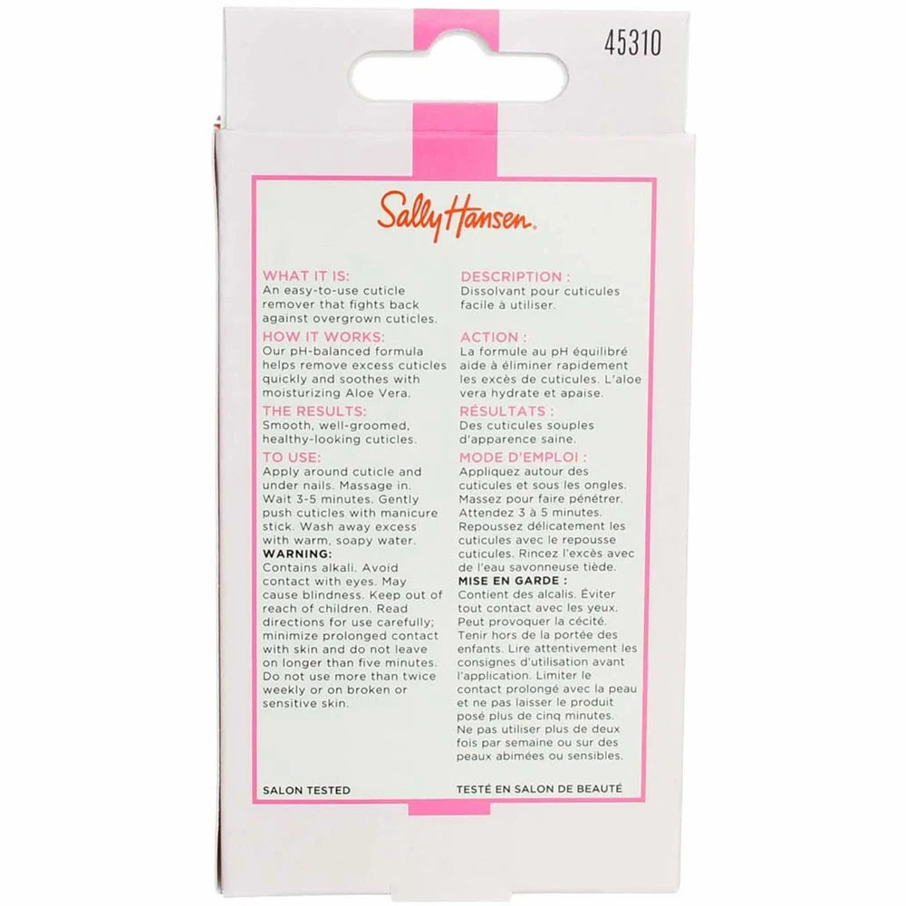 Sally Hansen Problem Cuticle Remover™ Eliminate Thick & Overgrown Cuticles 1 Oz (Pack of 48)