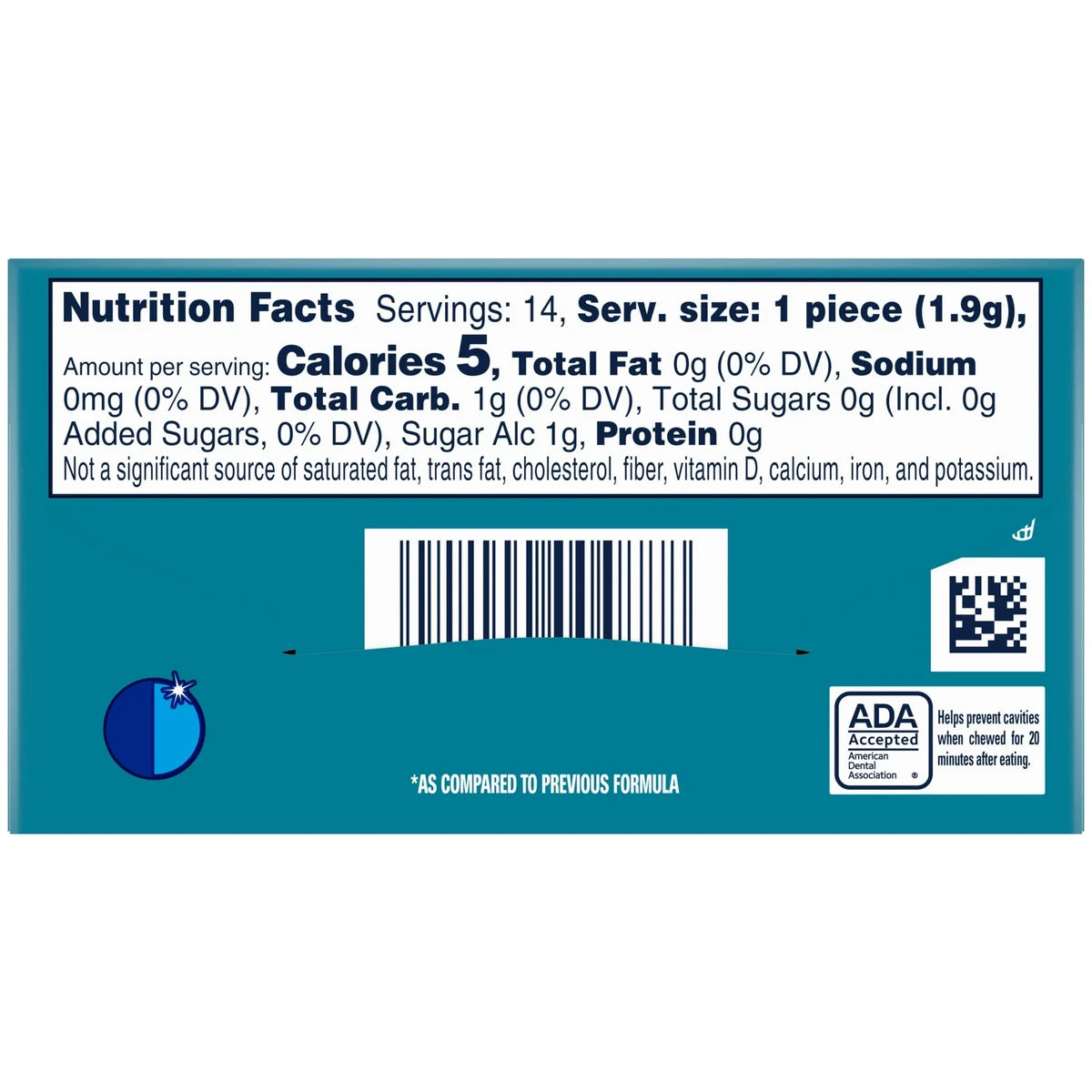 Orbit Gum Wintermint Sugar Free Chewing Gum 14Ct 0.8Oz (Pack of 144)