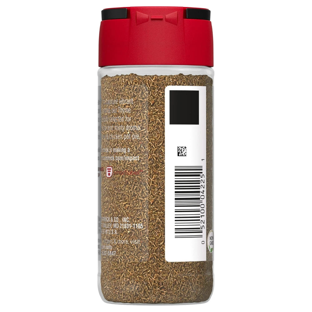 McCormick Whole Thyme Leaves Bottle 0.75 Oz (Pack of 72)