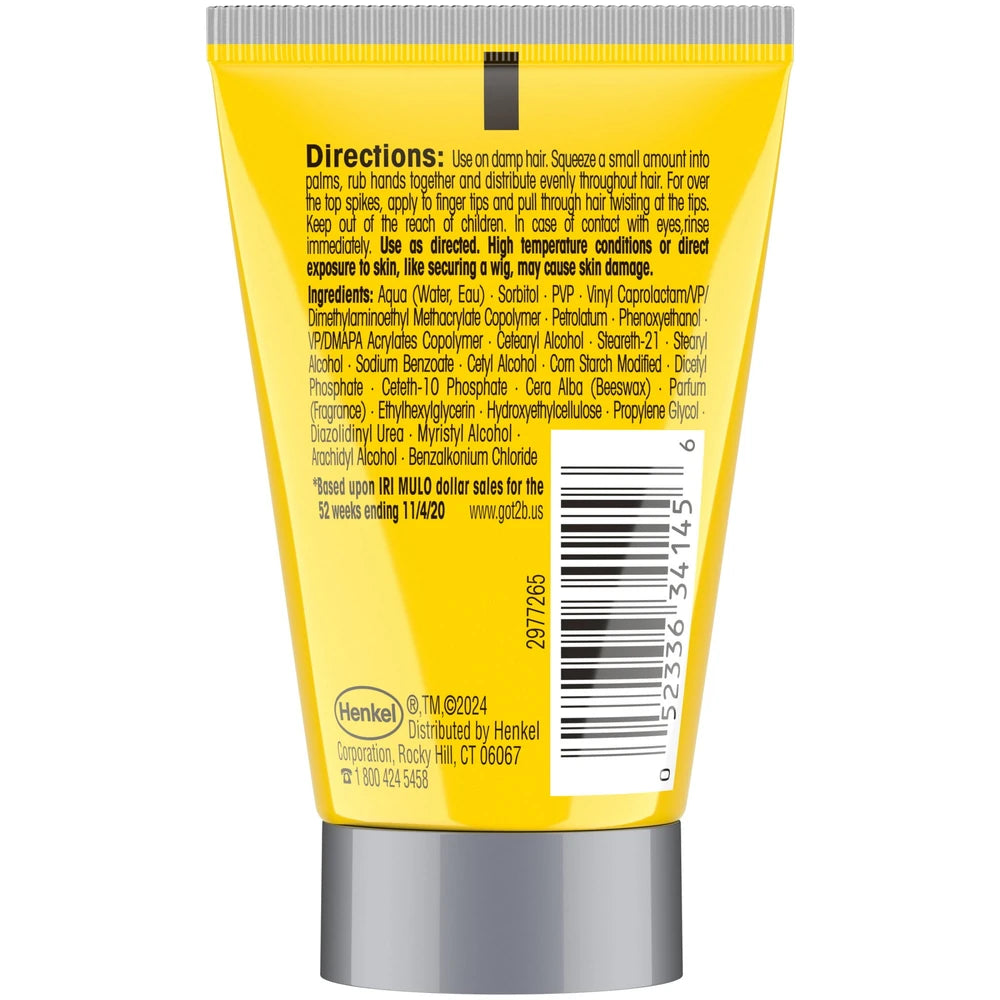 Got2b Glued Hair Styling Spiking Gel Trial & Travel Size (Pack of 24) 1.25 Oz