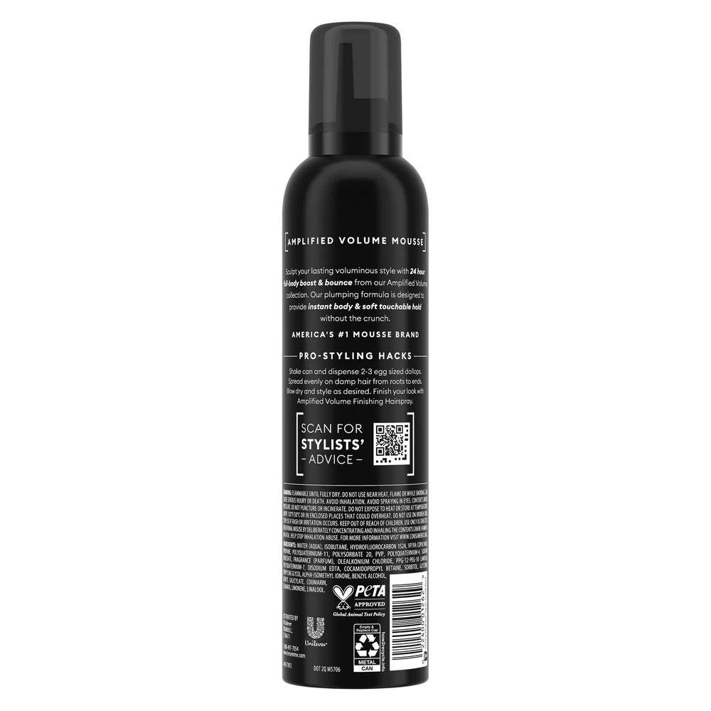 Tresemme Plumping Hair Mousse Total Volume Hair Treatment - (Pack of 6) 10.5 Oz