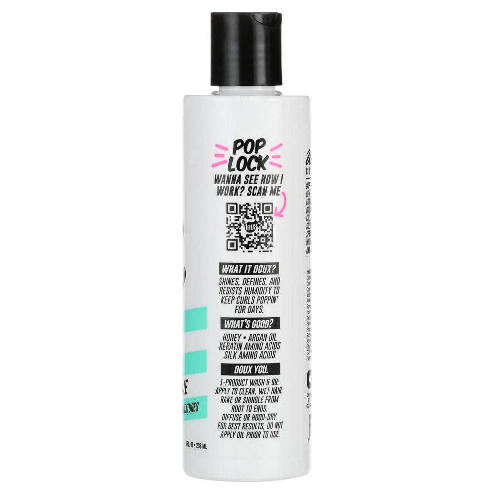THE DOUX POP LOCK WASH & GO GLAZE 8 Oz (Pack of 12)
