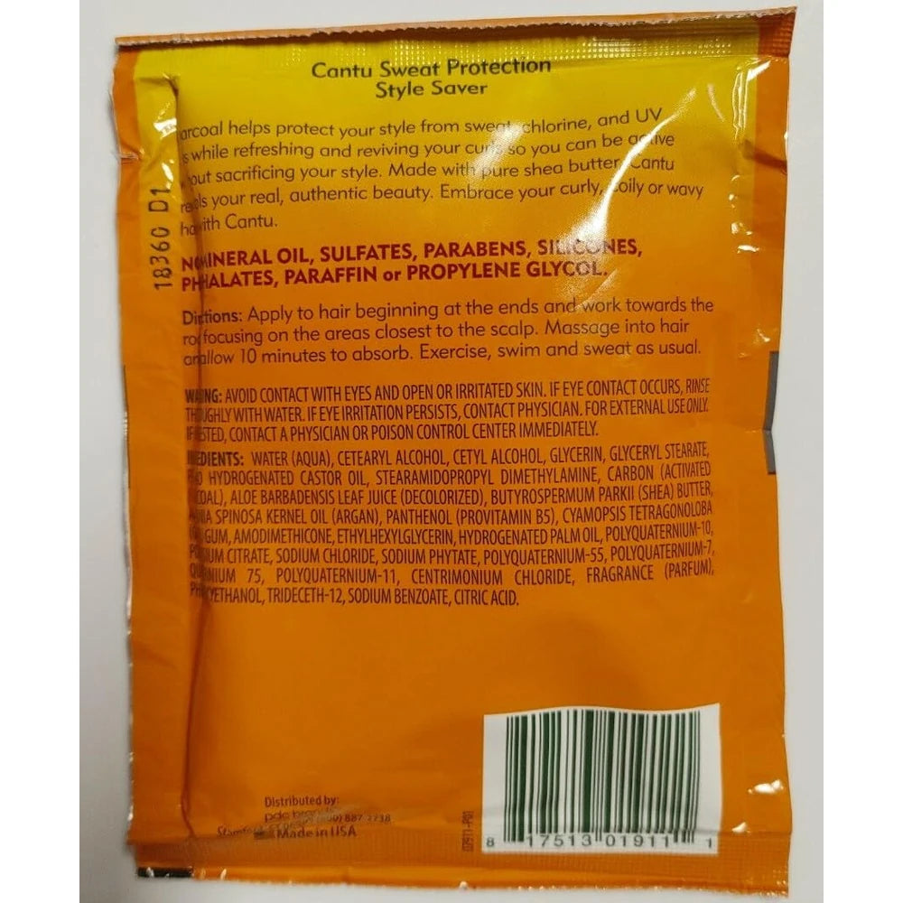 Cantu Shea Butter for Natural Hair Sweat Protection Style Saver 1.5oz (Pack of 24)