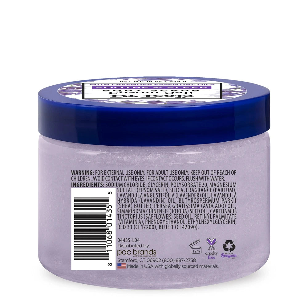 Dr Teal s Exfoliate & Renew Lavender Epsom Salt Body Scrub 16 oz (Pack of 12)