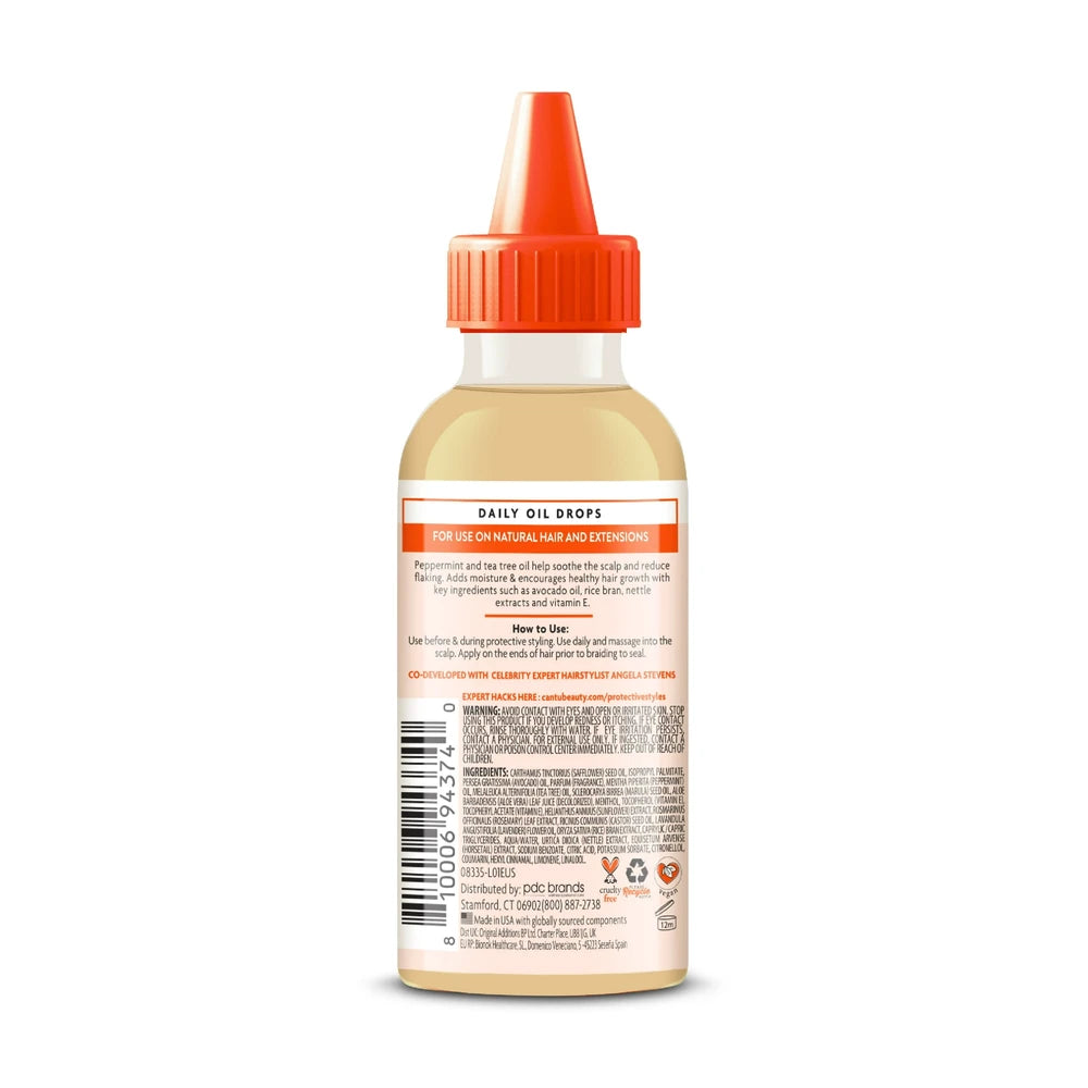 Cantu Protective Styles by Angela Hair Oil with Tea Tree Oil 2 fl oz (Pack of 12)