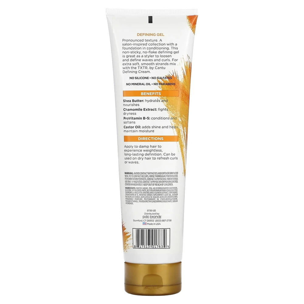 Cantu TXTR Defining Gel For Curls + Waves (283 g) (Pack of 12) 10 Oz
