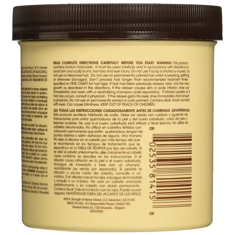 TCB No Base Creme Hair Relaxer Regular (Pack of 12) 15 Oz