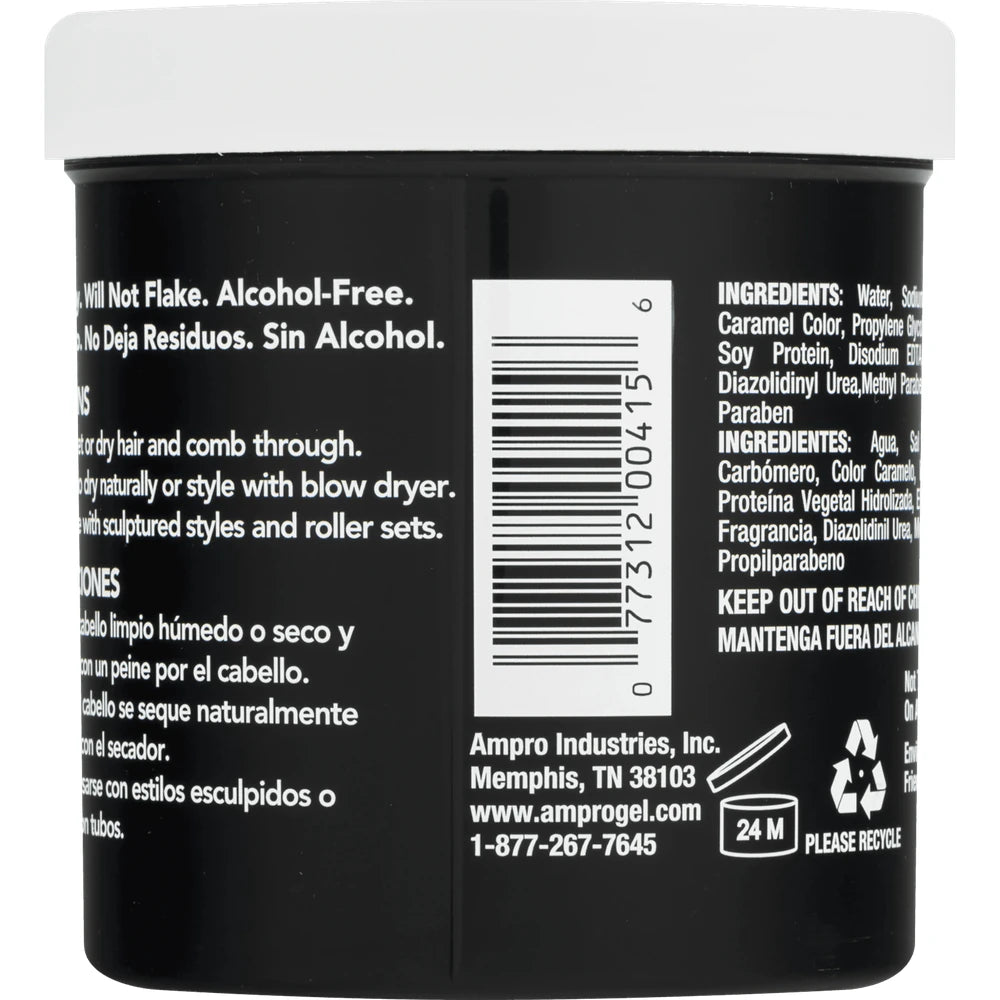 Ampro Pro Styl Protein Styling Gel 15 oz Moisturizing Unisex 15oz (Pack of 12)