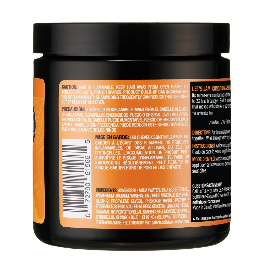 Let's Jam! Conditioning & Shine Extra Hold Styling Hair Gel - 14oz 14 Oz (Pack of 6)