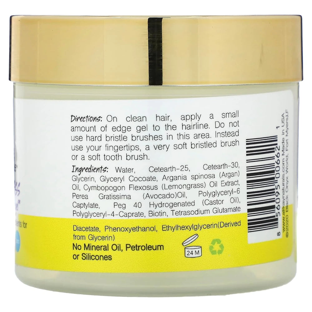 Alikay Naturals - Lemongrass Slay and Lay Edge Gel 4 Oz (Pack of 12)