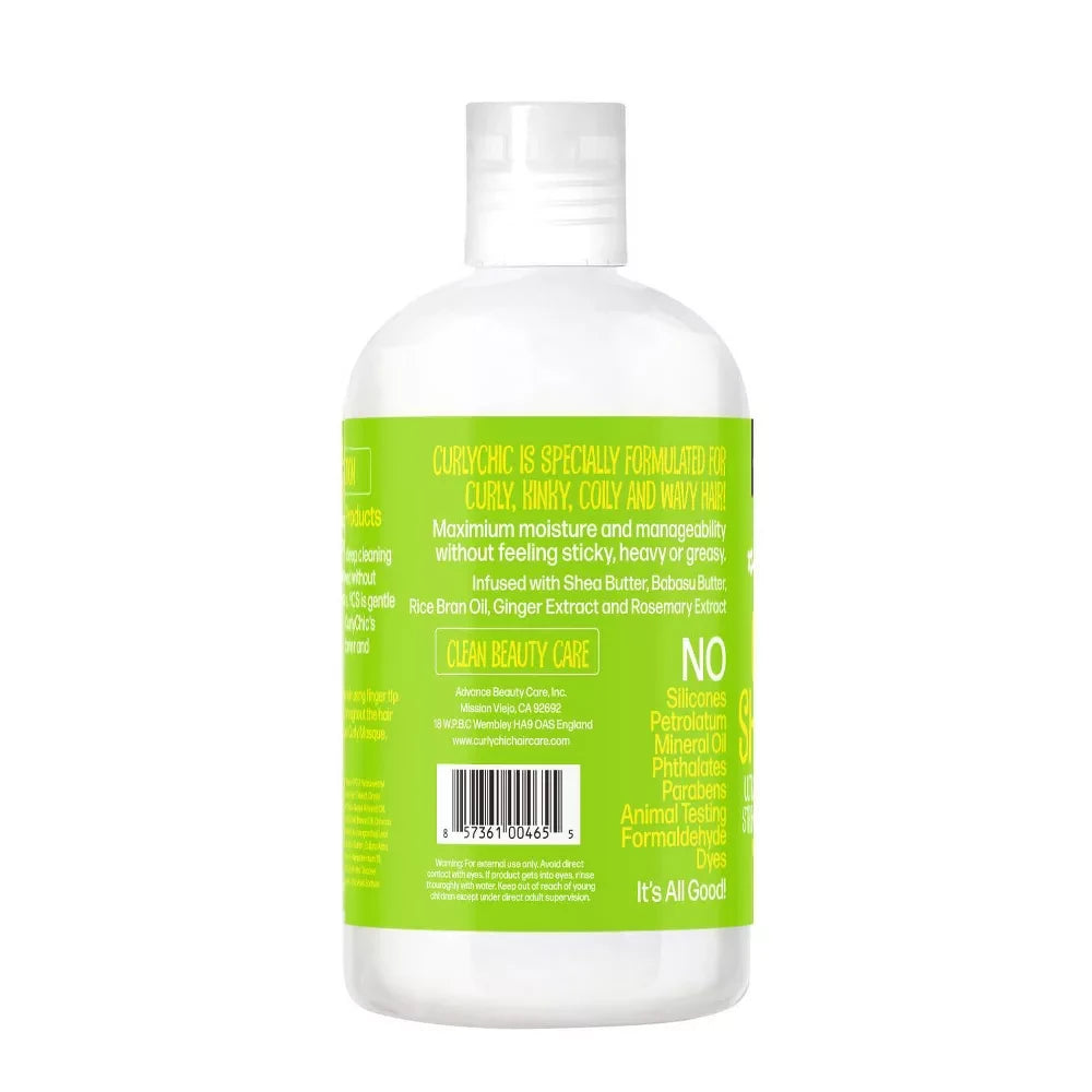 CurlyChic Your Curly Shampoo Net.Wt 12 fl.oz (Enriched with Ginger Extract) 12 Fl. Oz (Pack of 6)