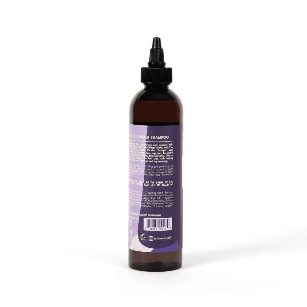 As I Am Rice Water Micellar Shampoo 8 oz. All Hair Type Moisturizing Unisex 8 Oz (Pack of 6)