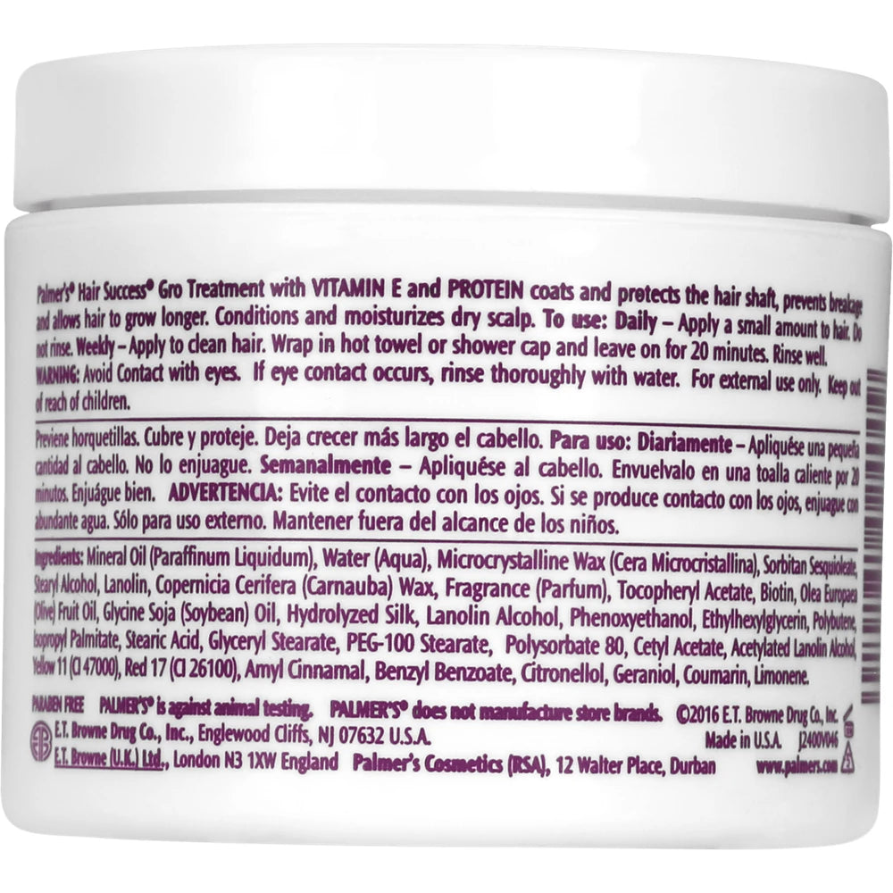 Palmer s Hair Success Gro Treatment Jar 3.5 oz. 3.5 Oz (Pack of 12)