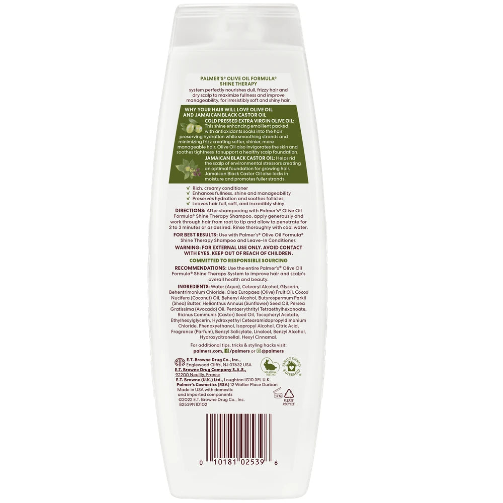 Palmer s Olive Oil Formula Conditioner Sulfate Free for Dull Frizzy Hair and Dr 13.5 Fl. Oz (Pack of 6)