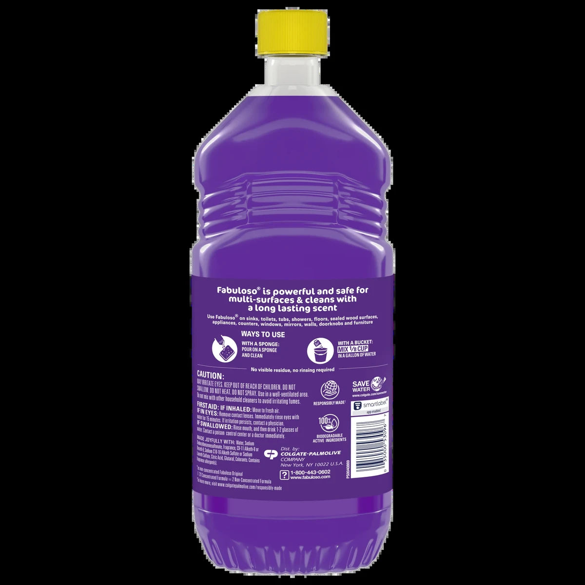 Fabuloso Lavender Multi Purpose Cleaner Long Lasting Freshness 33.8Oz (Pack of 12)
