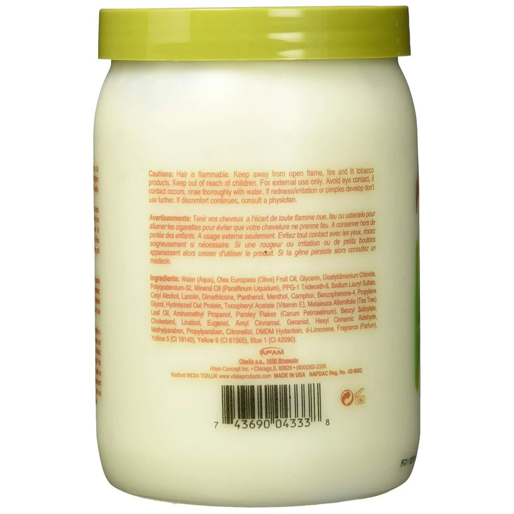Vitale Olive Oil Hair Mayonnaise 30oz with Oat & Egg Protein and Vitamins - Good 30 Oz (Pack of 12)