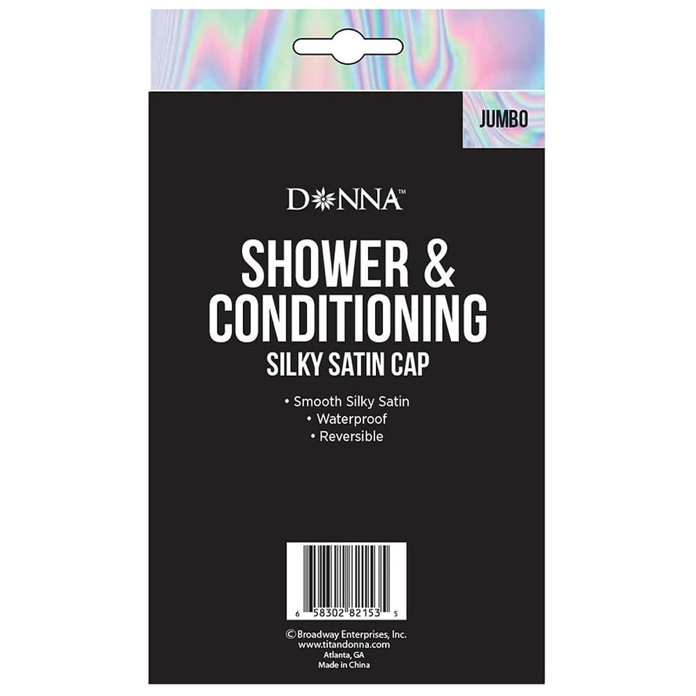 Donna Jumbo Shower and Conditioning Silky Satin Cap 82153 Assorted Packaging M nan (Pack of 48)