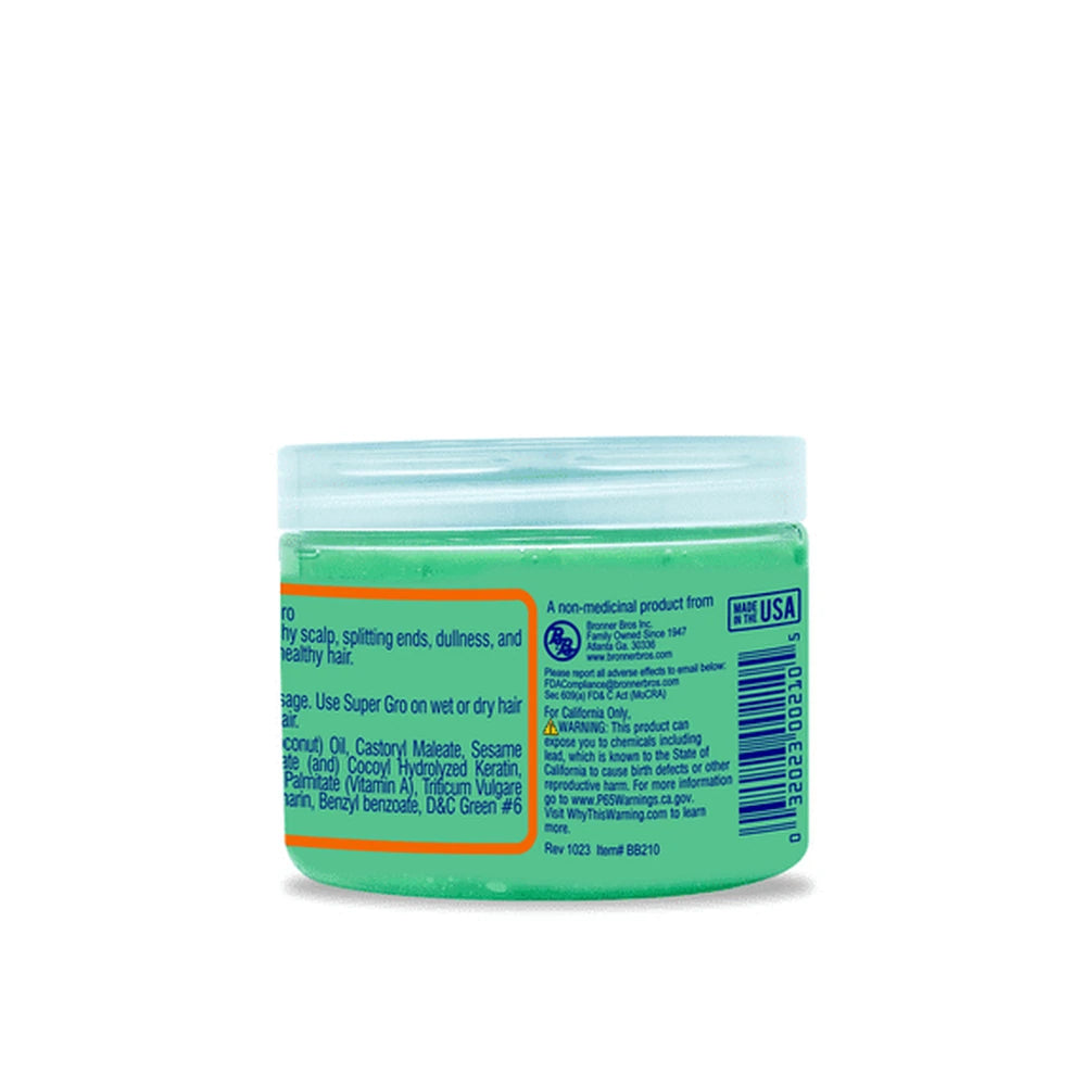 Bronner Brothers Double Strength Super Gro Treatment with Vitamin E 6 oz 6 Oz (Pack of 12)