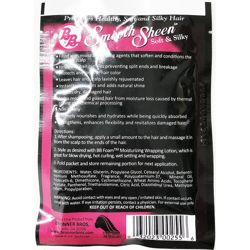 BB Smooth Sheen Soft & Silky Leave in Conditioner 2 applications 1.75 fl oz 1.75 Oz (Pack of 36)
