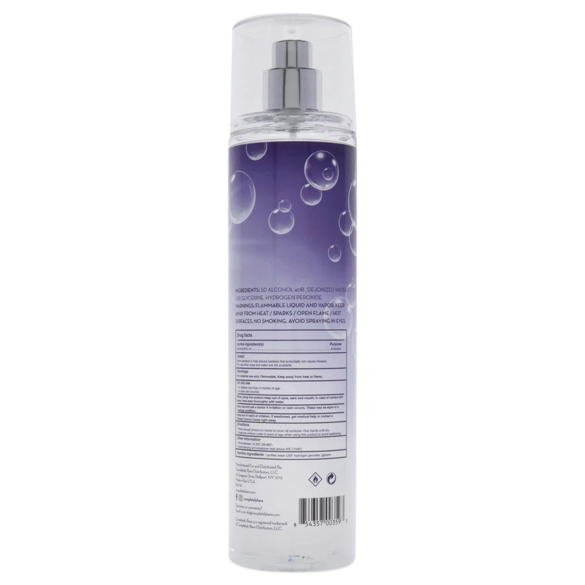 Completely Bare Completely Clean Hand Sanitizer 8Oz (Pack of 24)