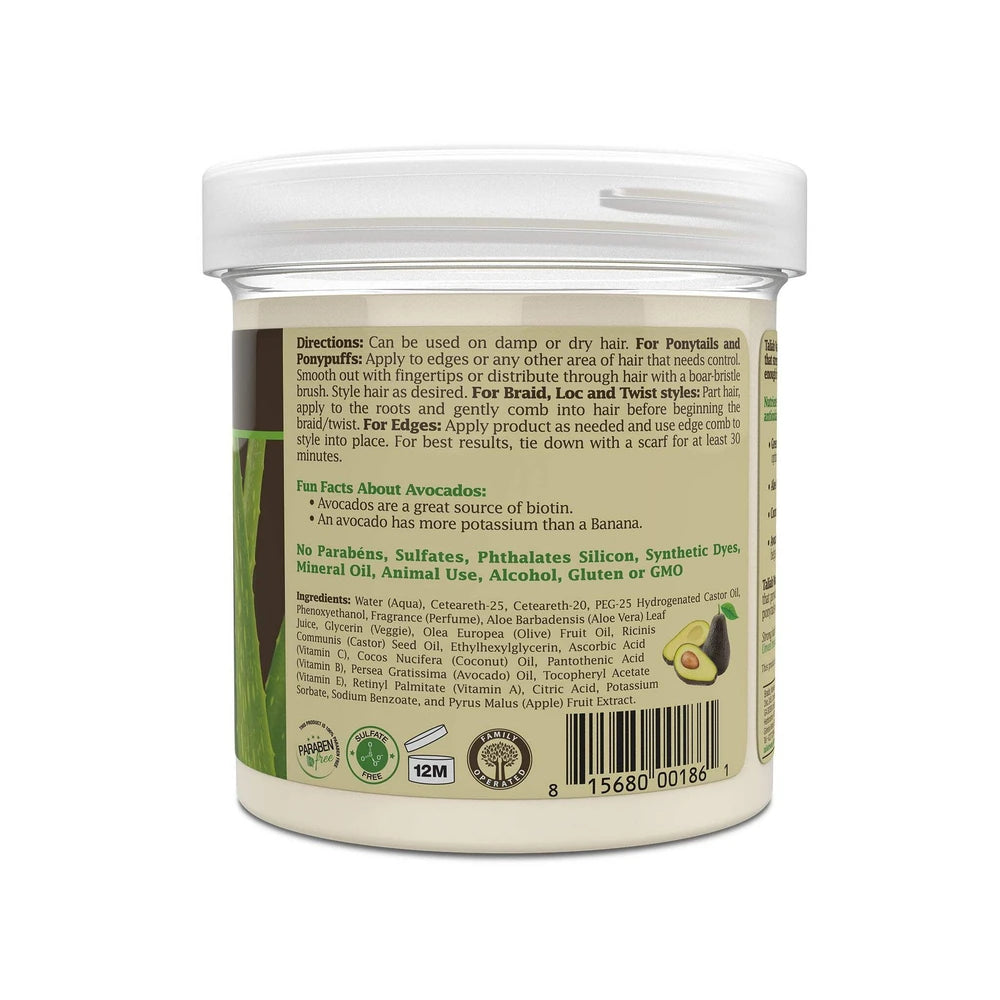Taliah Waajid Green Apple & Aloe Frizz Control Hair Styling Gel with Green Apple 16 Fl. Oz (Pack of 6)