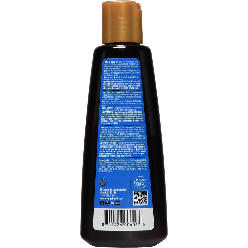 Every Strand Argan Oil with Macadamia Hair Polisher 6 fl oz 6 Fl. Oz (Pack of 6)