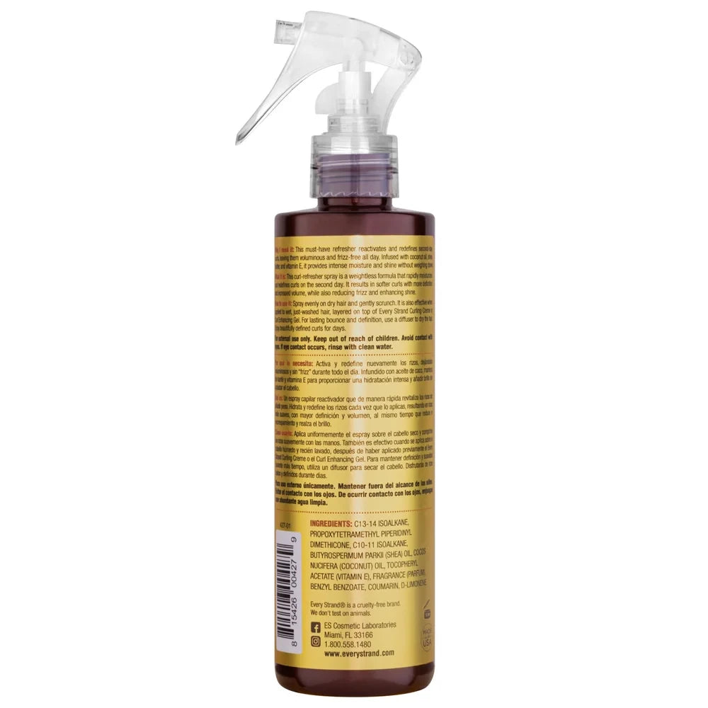Every Strand Simply Curls Curl Refreshing Spray 8 Fl. Oz (Pack of 6)