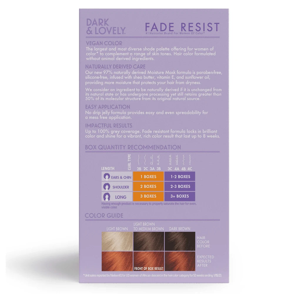 SoftSheen-Carson Dark & Lovely Fade Resist Hair Color 376 Red Hot Rythm nan (Pack of 12)
