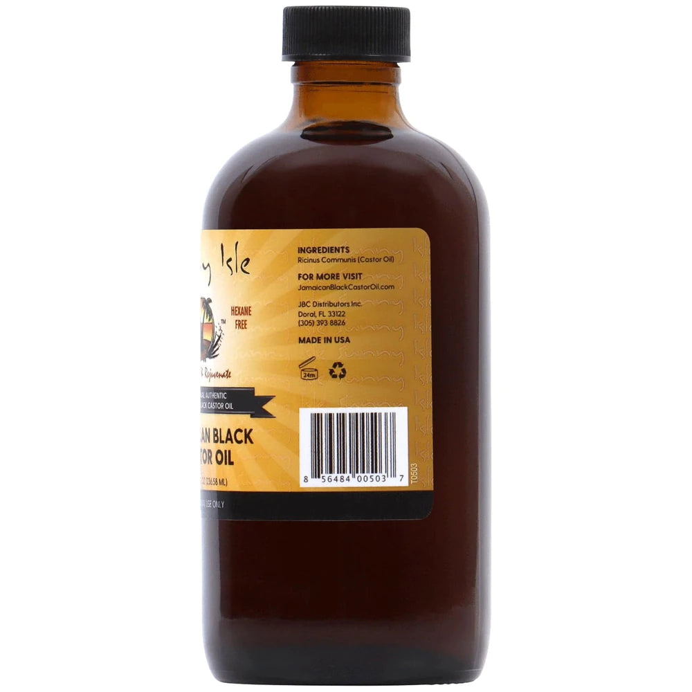 Sunny Isle Jamaican Black Castor Oil 8 Fl. Oz(Pack of 6)