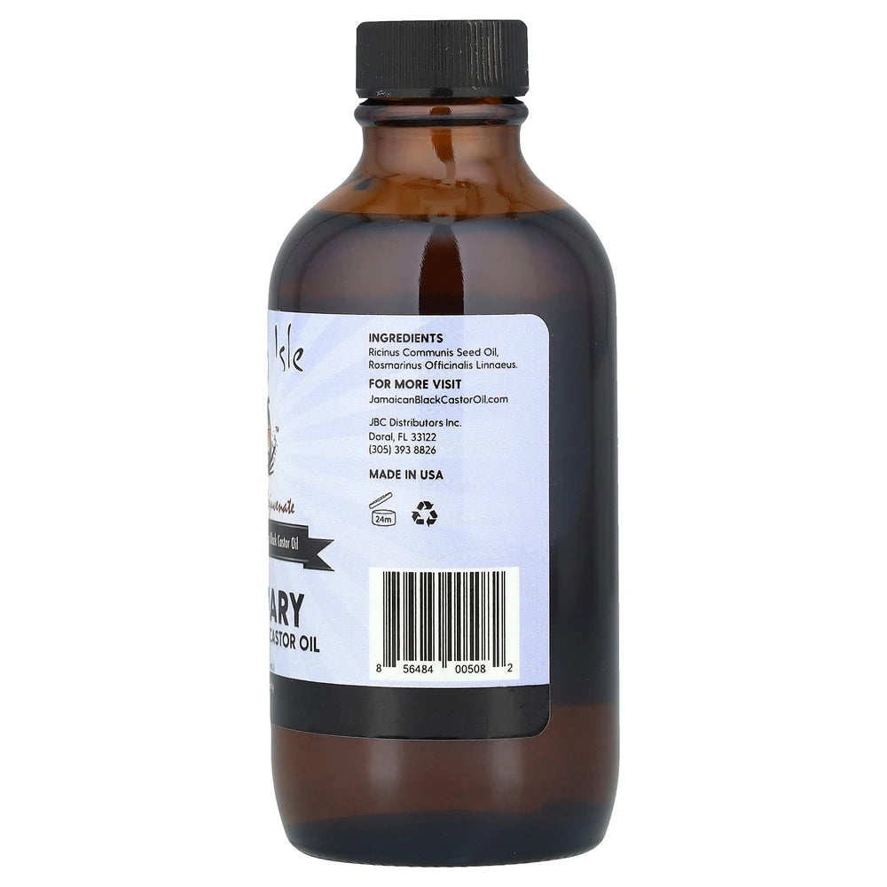 Sunny Isle Rosemary Jamaican Black Castor Oil 4oz (Pack of 6)