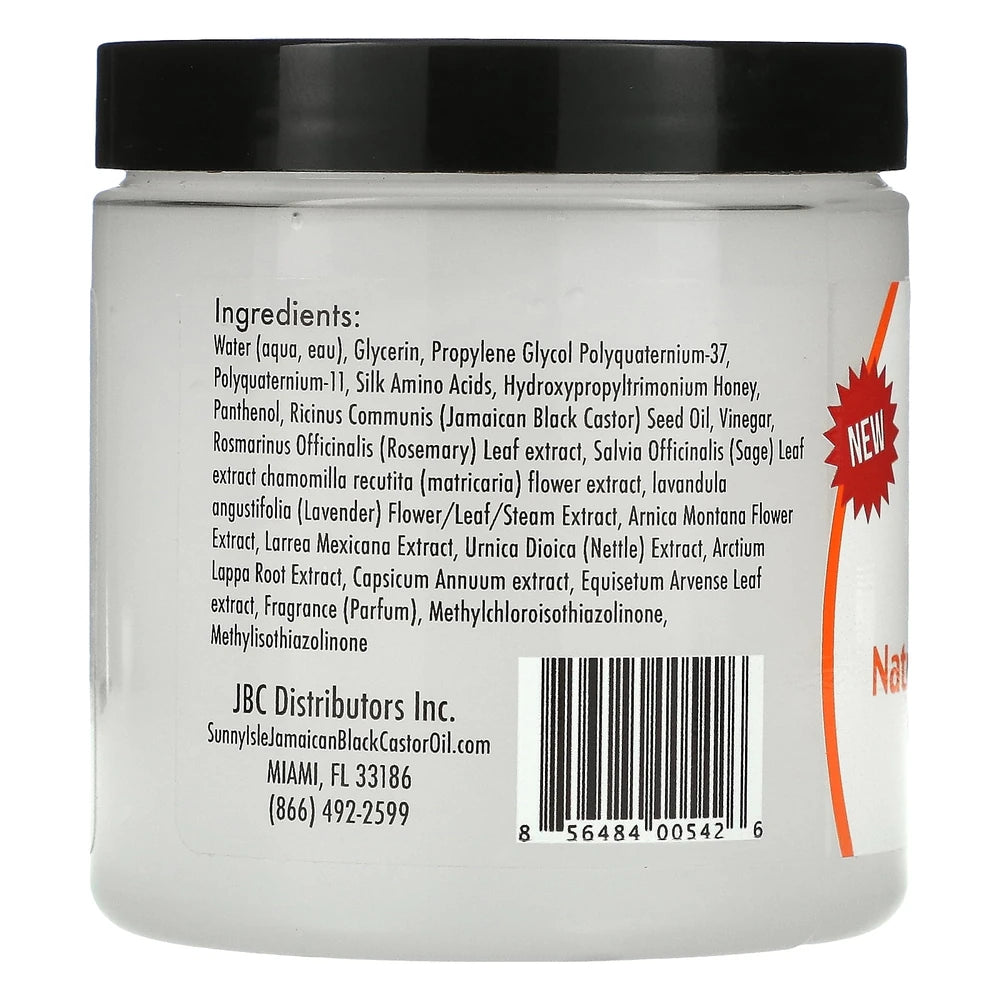 Sunny Isle Jamaican Black Castor Oil, Natural Curly Styling Custard 8 Fl. Oz (Pack of 6)
