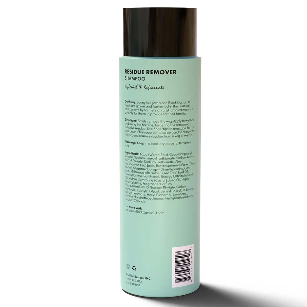 Sunny Isle Just for Wig Weave Braid & Extensions Residue Remover Shampoo 12oz (Pack of 6)