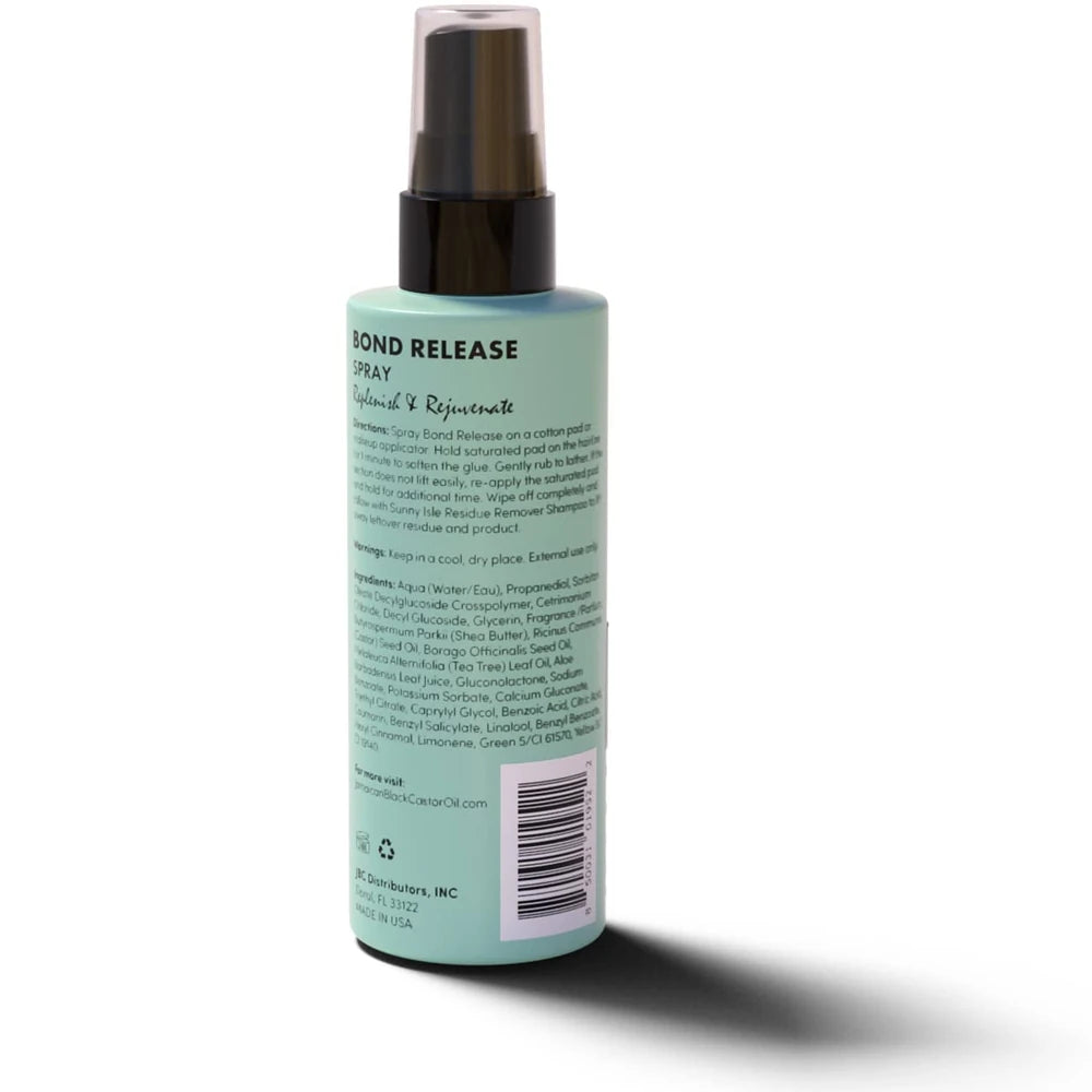 Sunny Isle Just for Wig Weave Braid & Extensions Bond Release Spray 4oz (Pack of 6)
