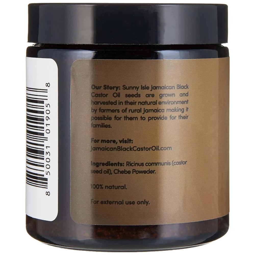 Sunny Isle Jamaican Black Castor Oil Pure Butter with Chebe Powder 4oz (Pack of 6)