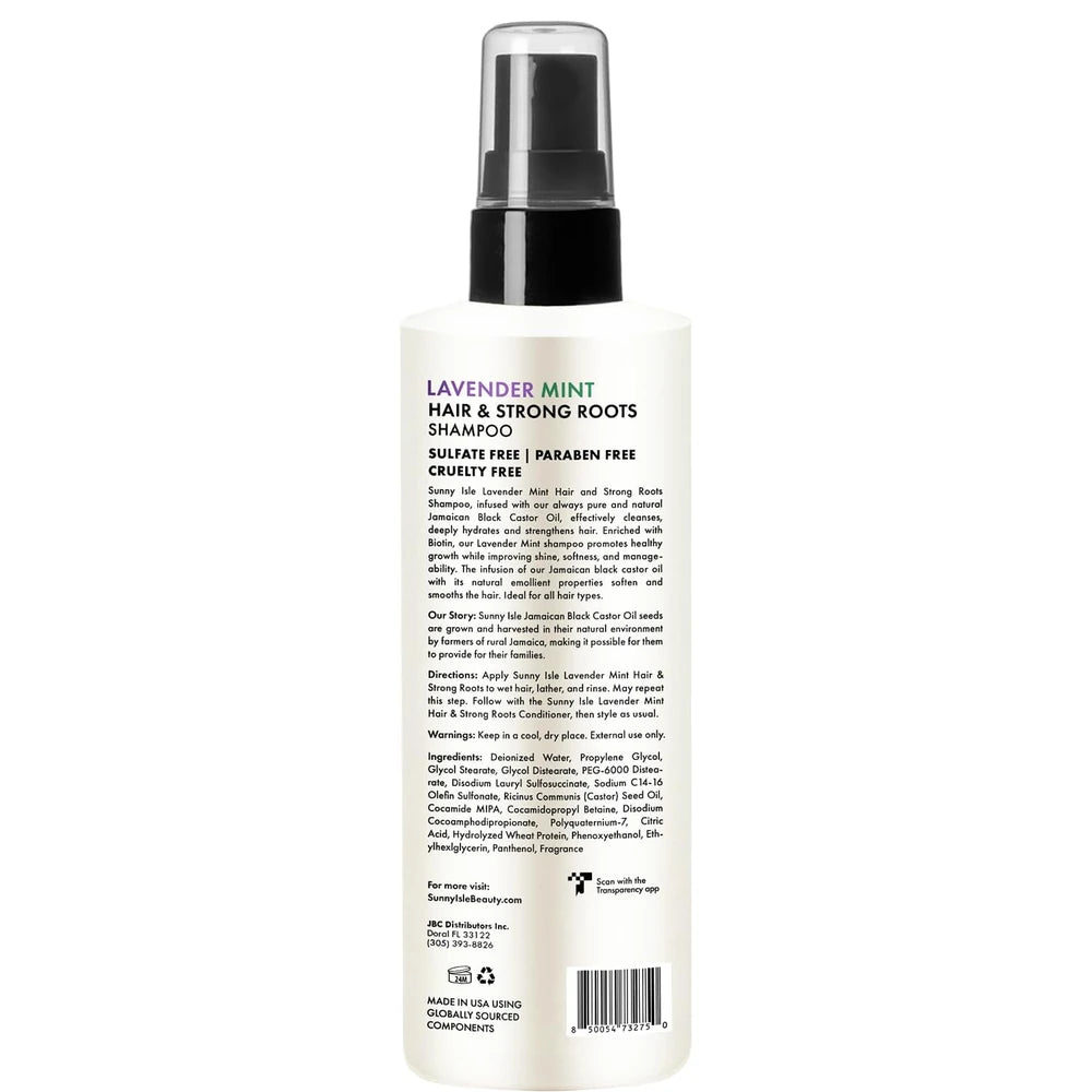 Sunny Isle Lavender Mint Leave-In Detangler Conditioning Treatment 8oz (Pack of 6)