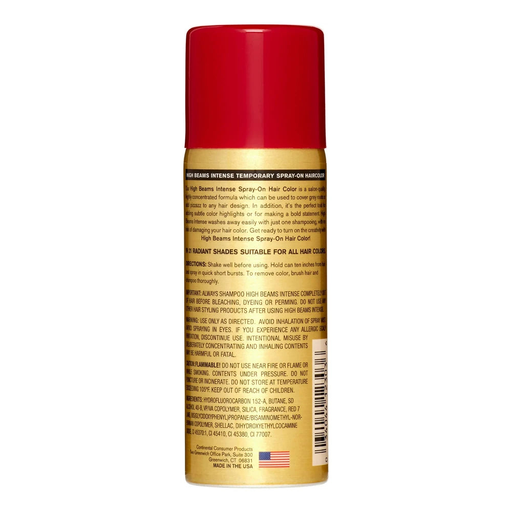 High Beams Intense Spray On Hair Color Burgundy 2.7 Oz (Pack of 6)